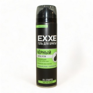 EXXE Гель для бритья Черный для всех типов кожи 200мл